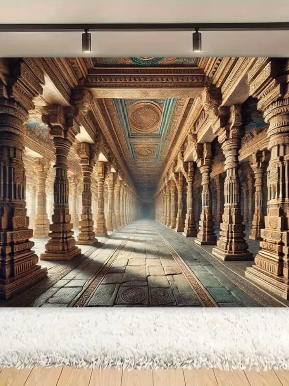 Temple Interior Backdrop